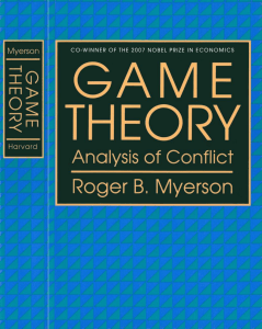 Game theory Analysis of Conflict