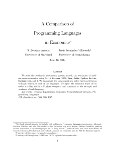 A Comparison of Programming Languages in Economics (16-Jun-2014)