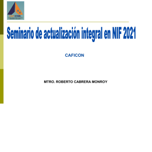 NIF 2021: Provisiones, Contingencias y Compromisos