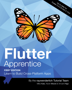 Flutter Apprentice (First Edition) - Learn to Build Cross-Platform Apps