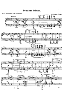 Scherzo no. 2 in B flat minor, Op. 31 - Complete Score