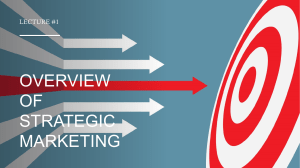 101-01 Overview of Strategic Marketing