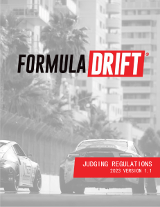 2023 Formula Drift Judging Regulations V1.1
