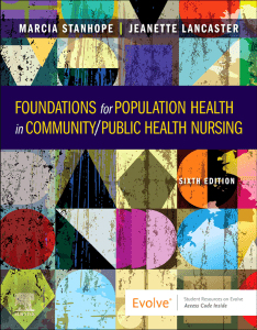 Foundations for Population Health in Community Public Health Nursing 6th edition