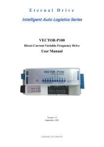 VECTOR-P100 USER MANUAL V1.0