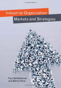 Industrial Organization Markests and strategies