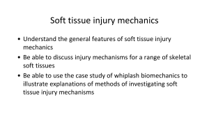 soft tissue injury mechanics