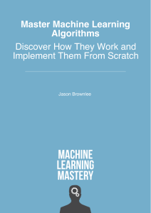Master Machine Learning Algorithms 2016