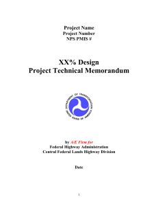 project tech memo template