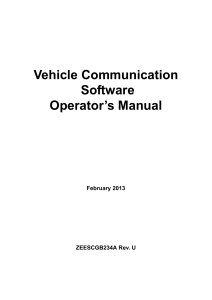 VehicleCommunicationSoftwareManual