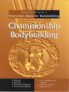 Championship Bodybuilding Instruction Book