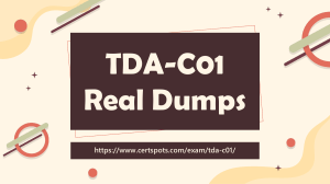 Tableau Certified Data Analyst TDA-C01 Free Dumps