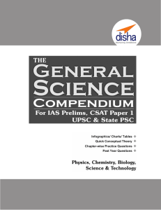 1. Disha General Science Compendium
