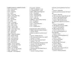 COMMON MEDICAL ABBREVIATIONS