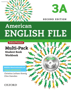 American English File Student Book 3A
