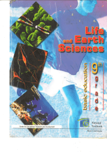 Grade 9 life earth sciences