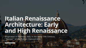 Renaissance Architecture