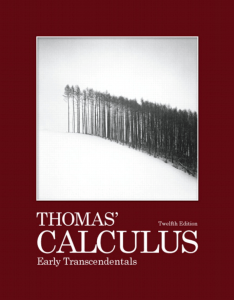 Thomas Calculus (12th Edition ) -TB