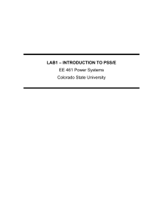 lab1 PSSEIntroduction