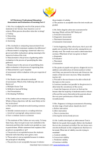 ASSESSMENT AND EVALUATION OF LEARNING PART 2 (www.teachpinas.com)