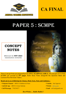 SCMPE Concept Notes Nov 23 Exams