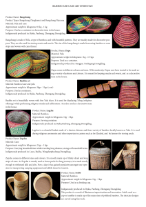 Cane and Bamboo Products