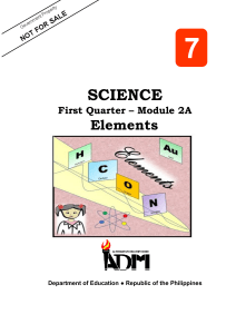 Sci7 Q1 Mod2A Elements v2