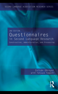  10 Questionnaires in Second Language Research  Construction, Administration, and Processing