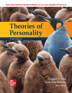 Feist and Feist (10th) Theories of Personality