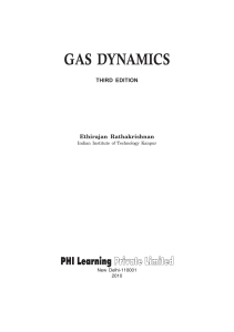 Gas Dynamics- E Rathakrishnan