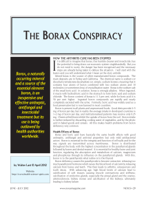 The Borax Conspiracy