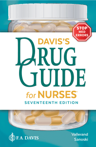  Davis's Drug Guide For Nurses-F. A. Davis Company (2021)