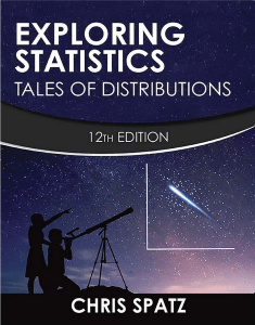 Chris Spatz - Exploring Statistics  Tales of Distribution-Outcrop Publishers (2019)