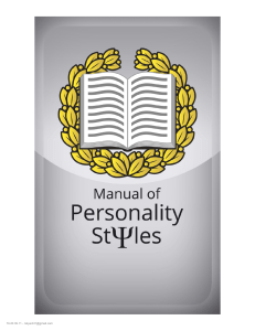 Personality-styles