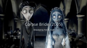 Corpse Bride Film Study Slides