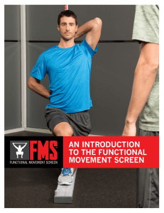 M13H2. Functional Movement Screen Introduction