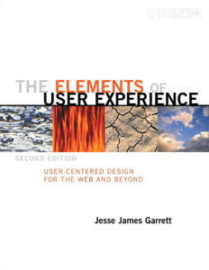 The Elements of User Experience User Cen