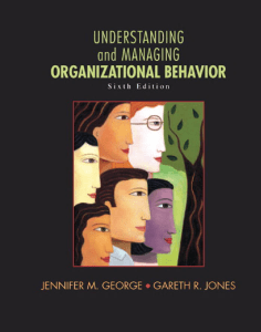Understanding and Managing Organizational Behavior 6th Ed. J. George G. Jones Pearson 2012-BBS
