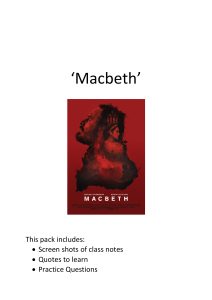 Macbeth-Revision-Booklet