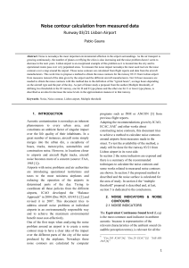 Noise Contour Calculation: Lisbon Airport Runway 03/21