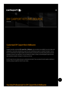 Diy Carport Kits Melbourne