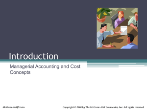 01 Introduction to Management Accounting