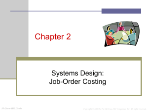 02 Job Order Costing