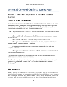 Auditing InternalControlGuide-Section2FiveComponentsofInternalControl