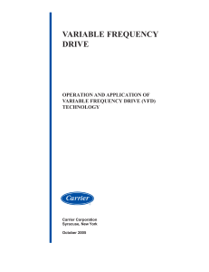 VFD variable frequency drives