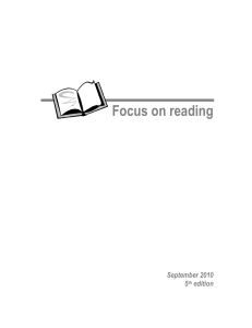 guia focus reading