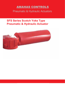 AMAHAS  SFS Scotch Yoke Type Pneu. & Hydraulic Actuator