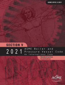 ASME BPVC 2021 Section V