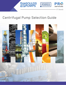 Goulds Pump Selection Guide