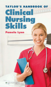 Taylors Handbook of Clinical Nursing Skills (Pamela Lynn) (Z-Library)